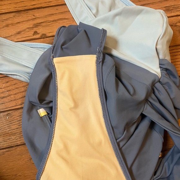 Summersalt Light Blue and Gray One Piece Swimsuit - Picture 12 of 12